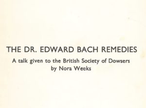 Dr Edward Bach Remedies